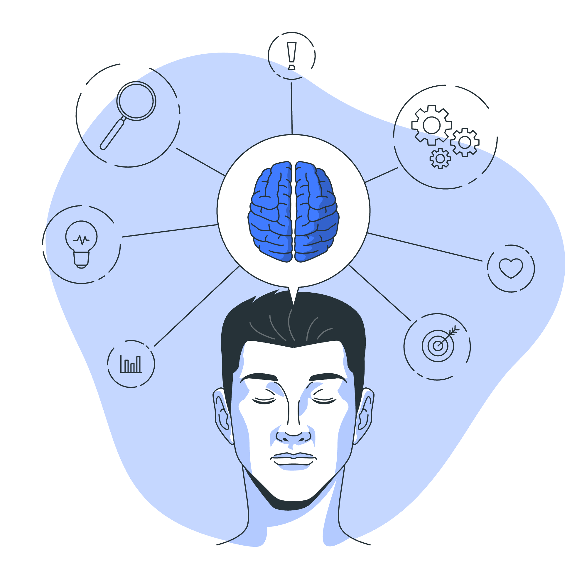 Mind map-bro Work illustrations by Storyset
